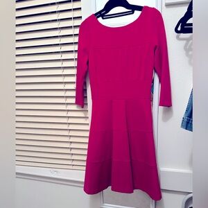 Banana Republic pink tiered dress